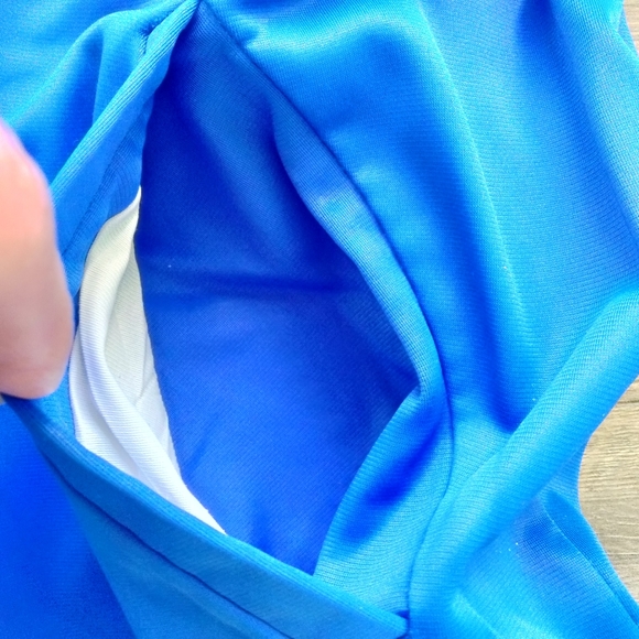 VTG 80s Adidas ATP Keyrolan Blue 3 Stripes Track Jacket Zip Up Trefoil USA Sz M - Picture 6 of 14